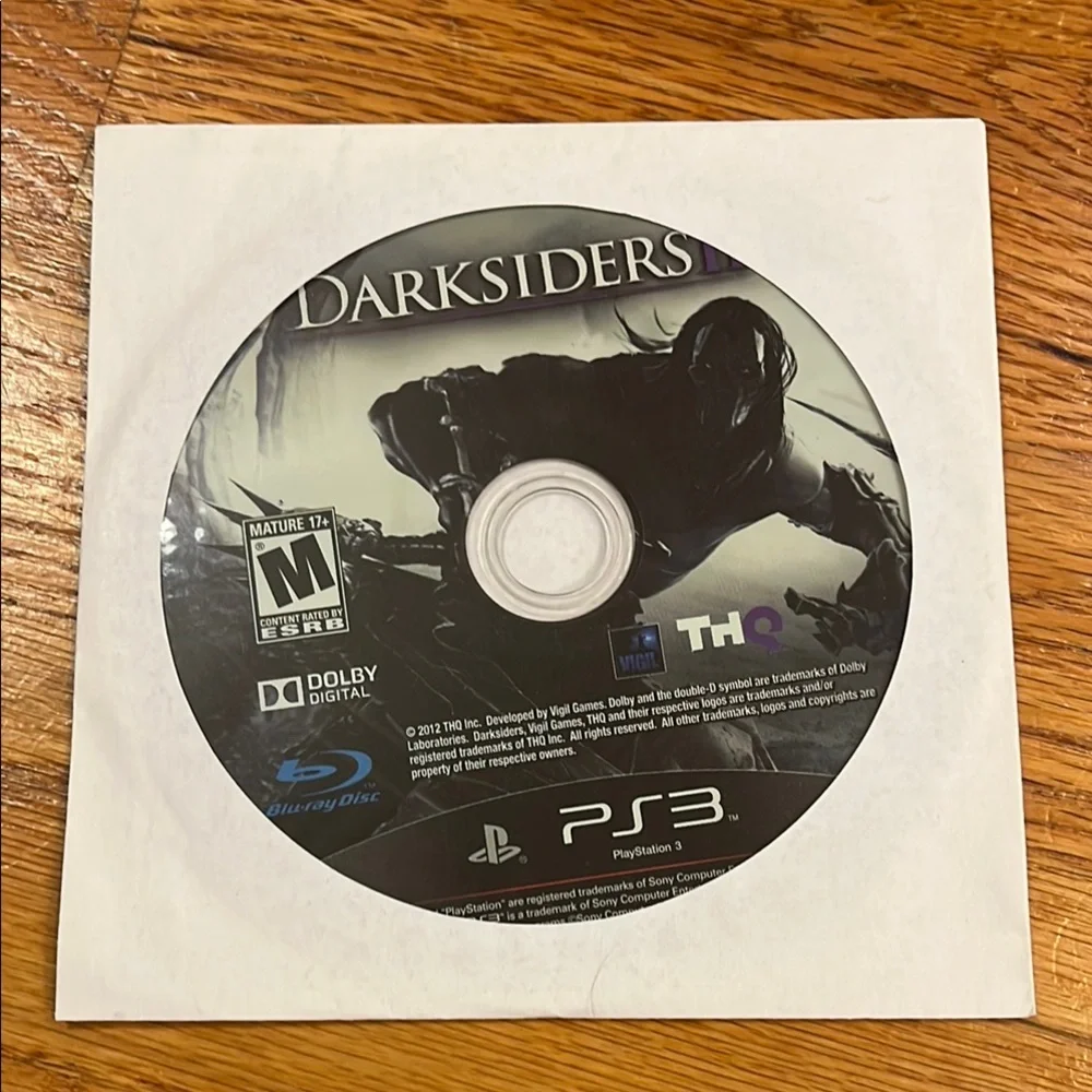 “Darksiders” Play Station 3 game.